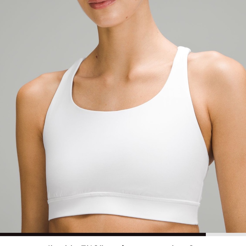 Lululemon Energy White Sports Bra - Picture 2 of 5